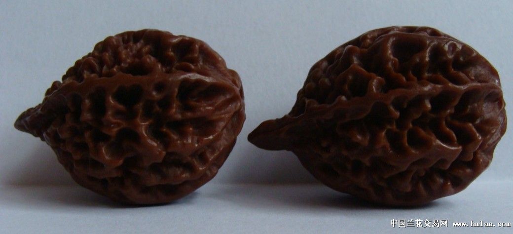 文玩核桃,十年老楸 完全玉化,不看后悔!-茶余兰